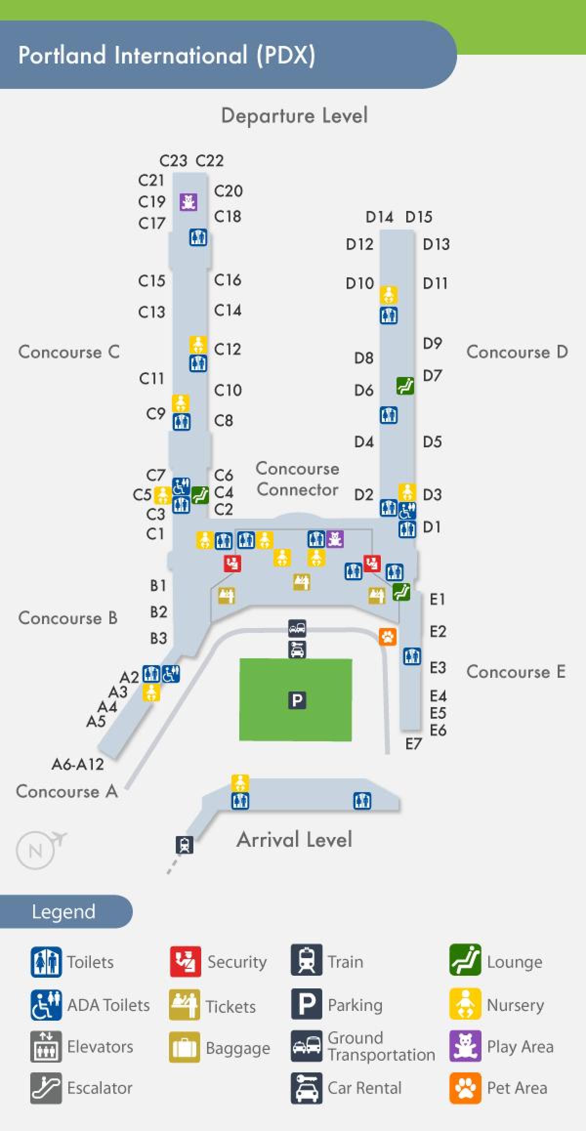 PDF机场的地图